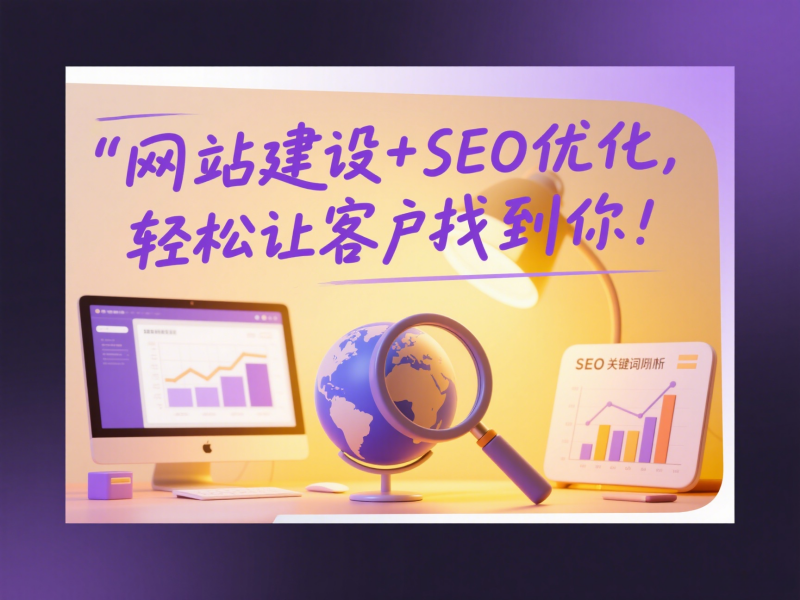 網(wǎng)站建設(shè)+SEO優(yōu)化一步到位，輕松讓客戶找到你！