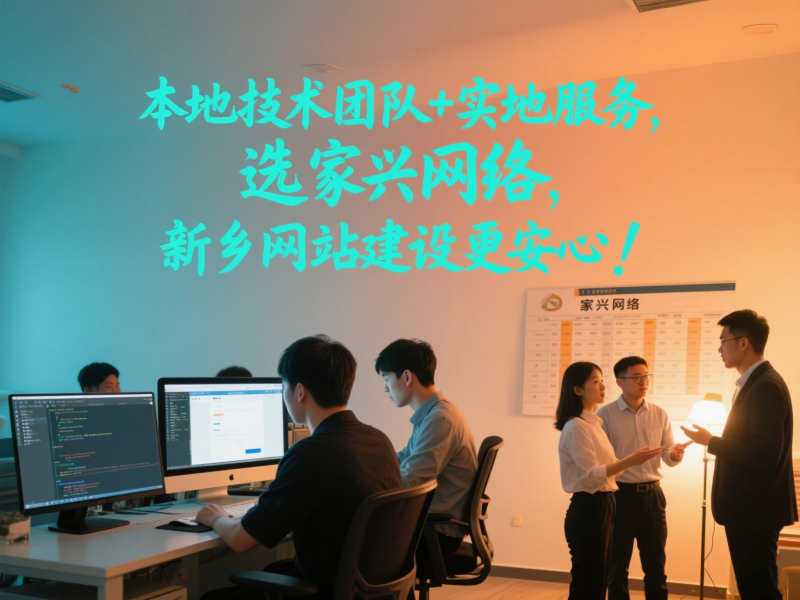 本地技術(shù)團(tuán)隊(duì)+實(shí)地服務(wù)，選家興網(wǎng)絡(luò)，新鄉(xiāng)網(wǎng)站建設(shè)更安心！